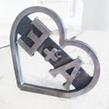 Custom Branding Iron - Heart Cowboy Monogram