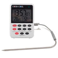 Digital Probe Thermometer on white background.