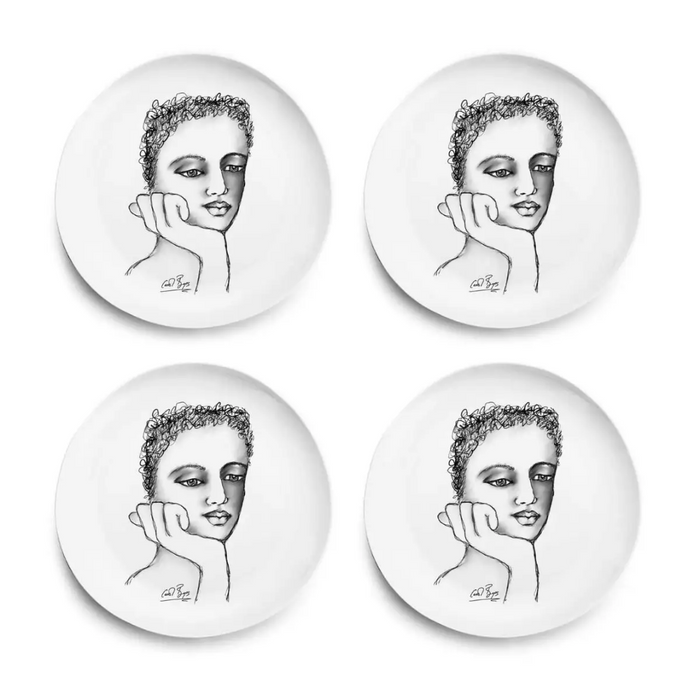 Dinner Plate Set Of 4 - Just A Thought
