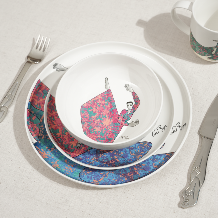 Dinnerware 12Pc Set - Dancing Girls