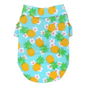 Doggie Hawaiian Camp Shirt -Pineapple Luau - Winey Bitches - Wine- Women- K9's