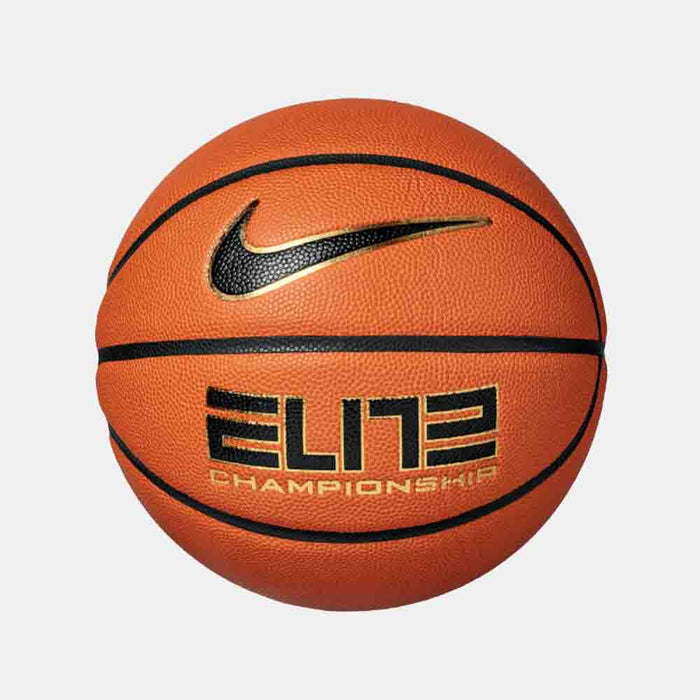Front view of the Nike Elite Championship 8P 2.0 Basketball.