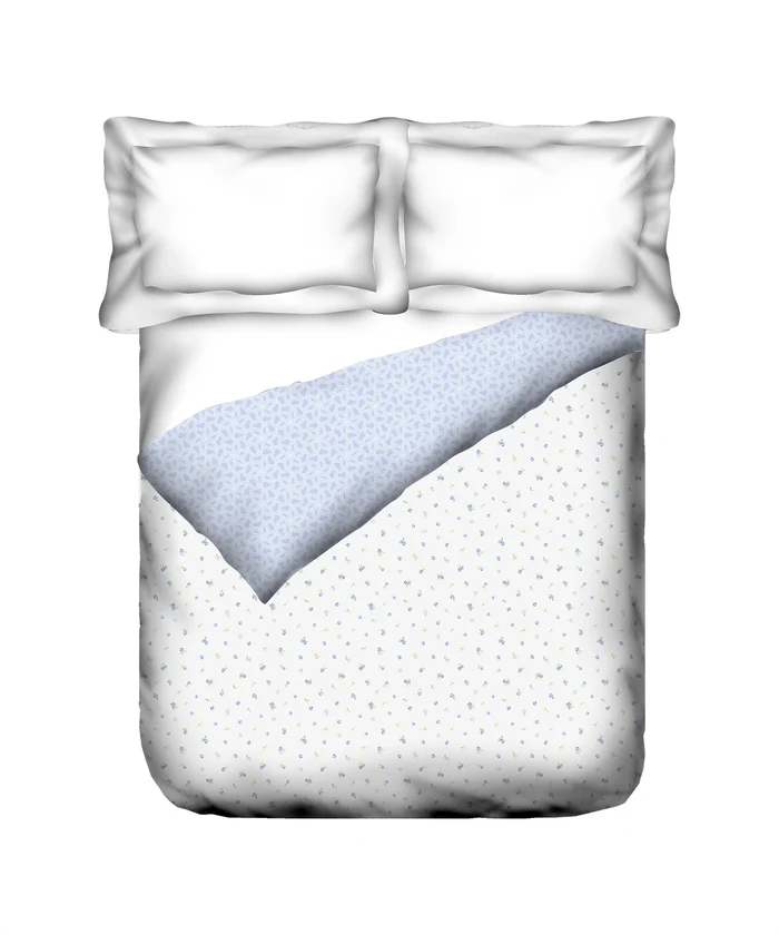 Everyday Double Dohar, Blueberry|95 GSM Micro Polyester|Reversible