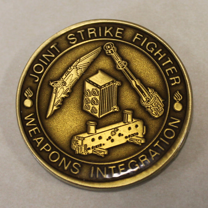 F-35 Stealth Joint Strike Fighter Weapons Integration 11 Stations of Bad Attitude Challenge Coin