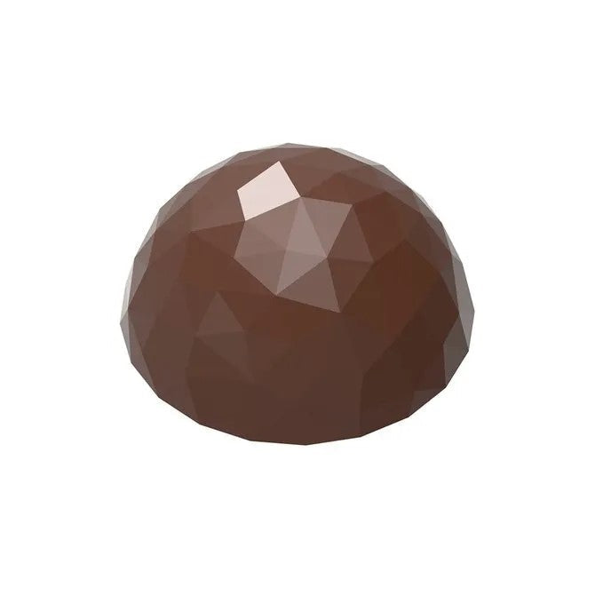 Faceted Half Sphere Chocolate Mold  24 Forms
