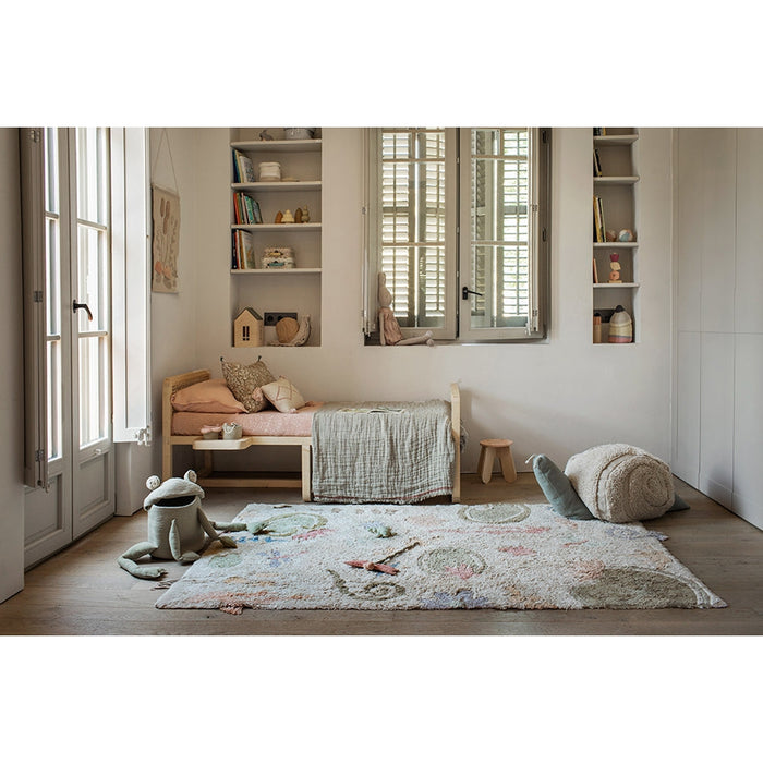 Fantasy Garden Mr Snail Pouf - Rugs by Roo
