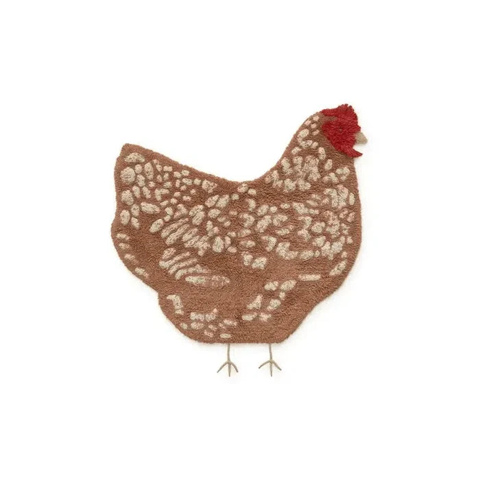 Farm Chicken Washable Area Rug - Rugs by Roo