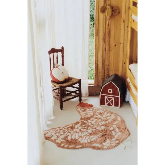 Farm Chicken Washable Area Rug - Rugs by Roo