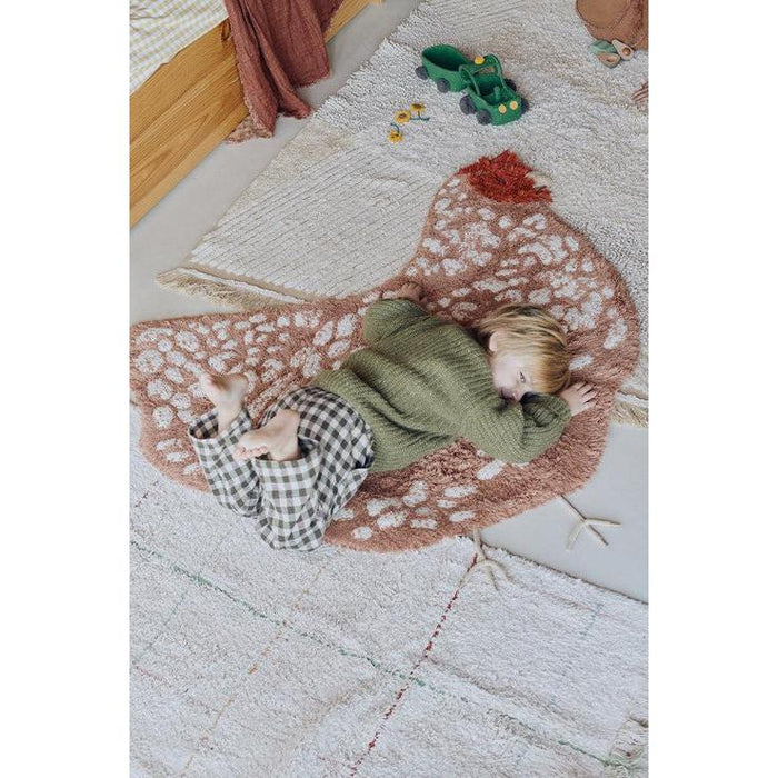Farm Chicken Washable Area Rug - Rugs by Roo