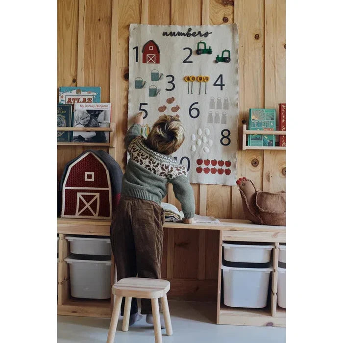 Farm Numbers Wall Hanger - Rugs by Roo
