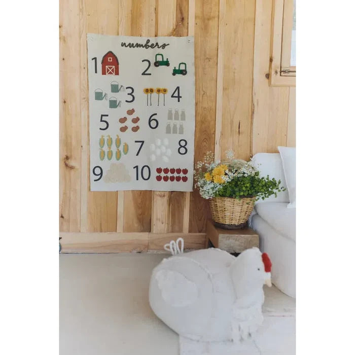 Farm Numbers Wall Hanger - Rugs by Roo
