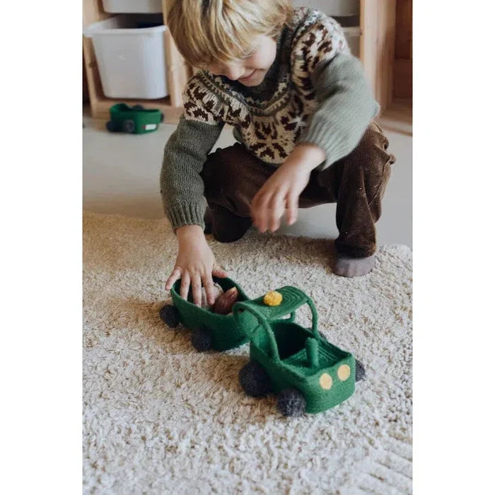 Farm Tractor Basket - Rugs by Roo