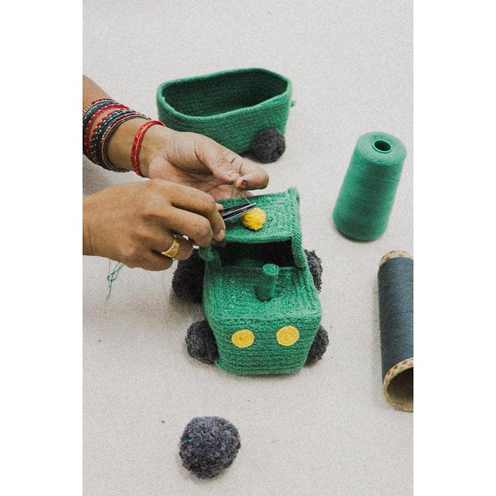 Farm Tractor Basket - Rugs by Roo