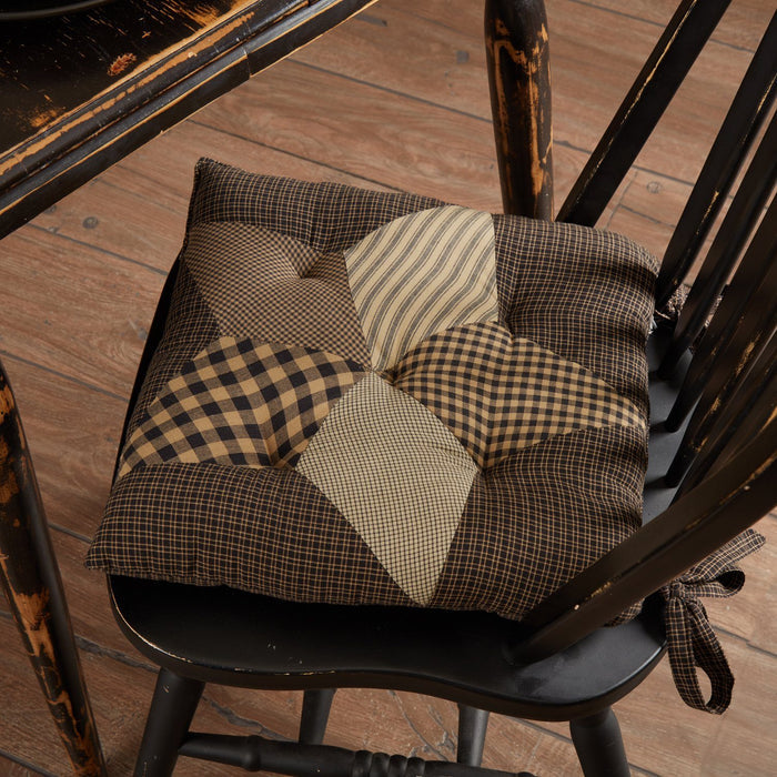 Farmhouse Star Chair Pad 14" - Primitive Star Quilt Shop