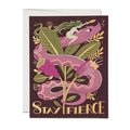Fierce Snake Friendship Card