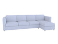 Finnala 4 Seat Sofa with Chaise Cover - LindaKale