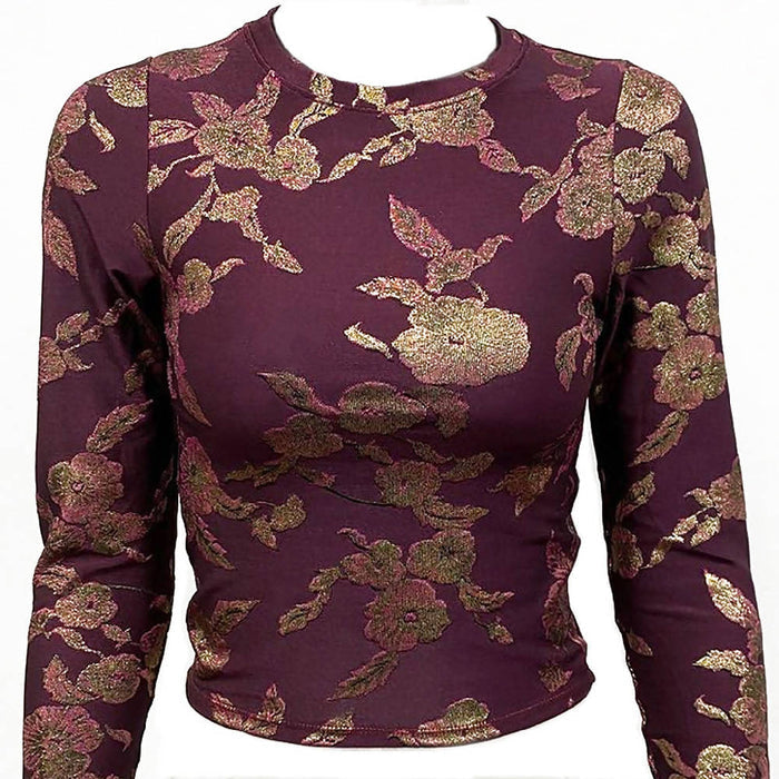 Fiol print knit top
