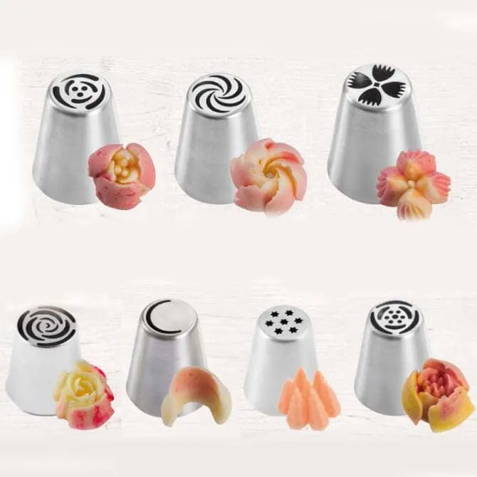 Floral Piping Tip Box of 12