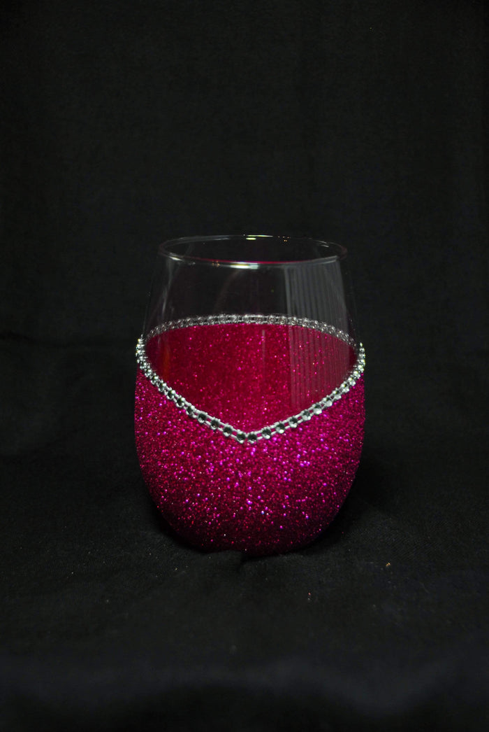Fushia / Stemless / Glass