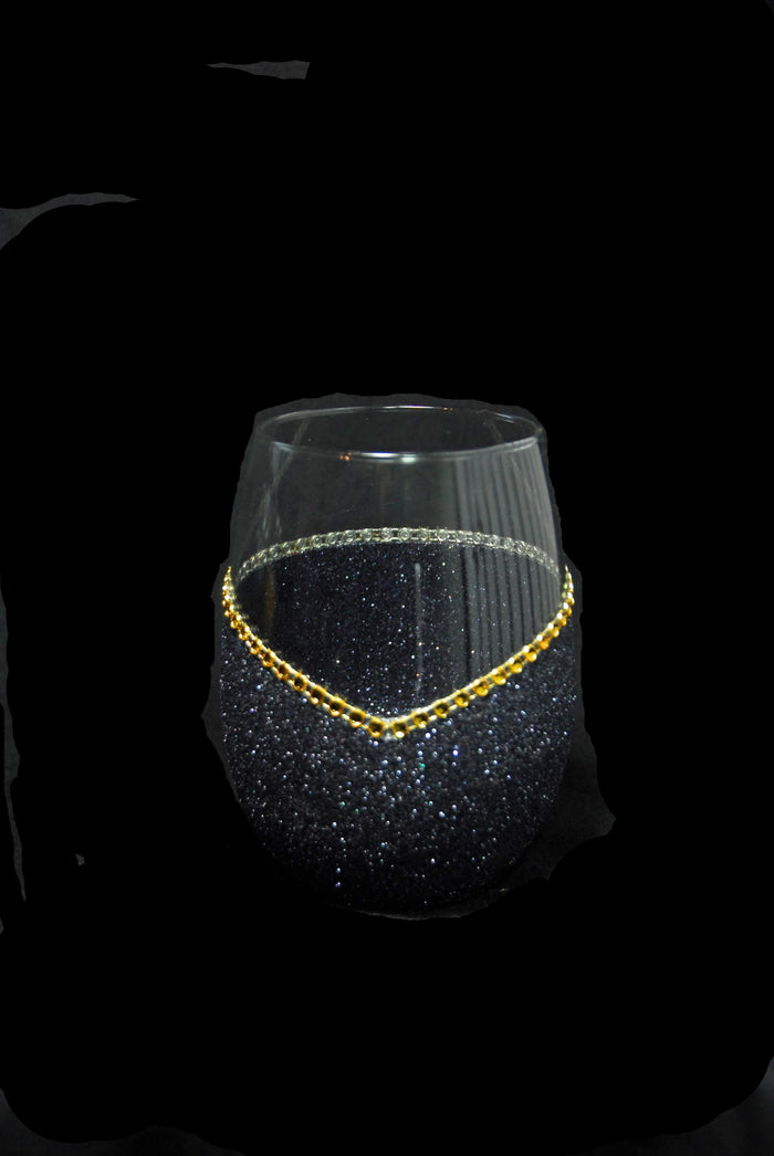 Black-Gold / Stemless