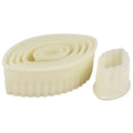 Fluted Barquette Cutter Set - 7 Piece