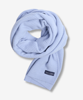 Foxford Blue Knitted Lambswool Scarf