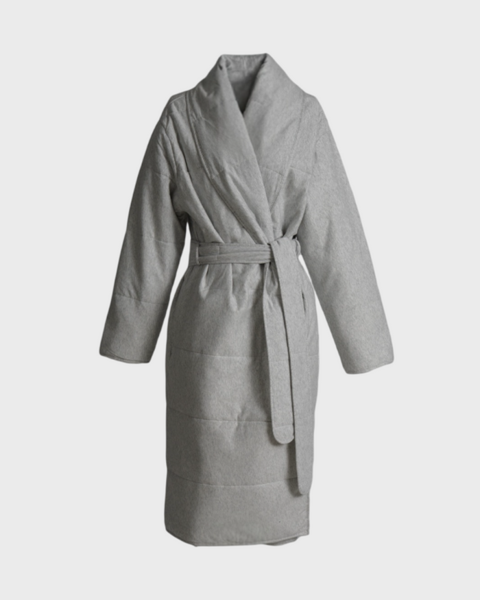 Foxford Grey Padded Robe