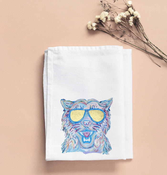 Fun Wildcat Tea Towel