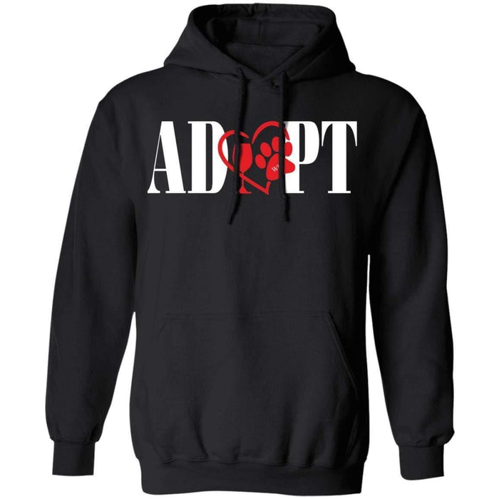 G185 Gildan Pullover Hoodie 8 oz.-White Lettering - Winey Bitches - Wine- Women- K9's