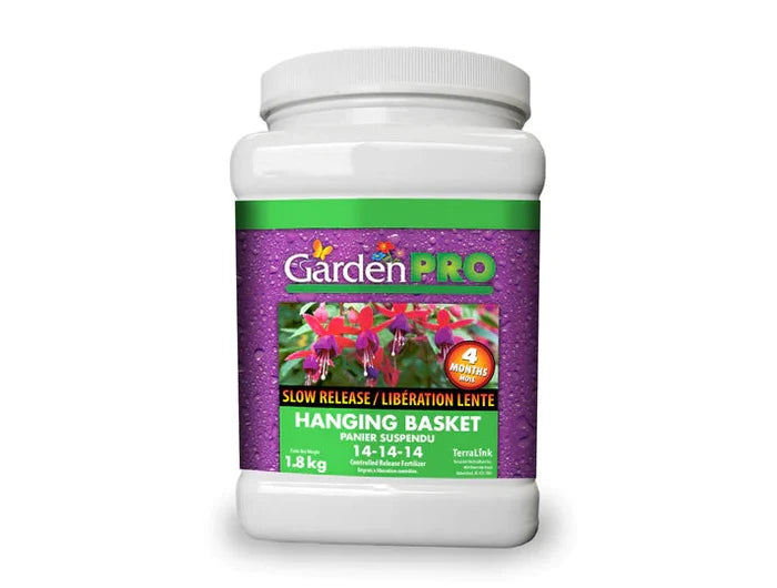 GardenPRO Slow Release Container and Hanging Basket Fertilizer 14-14-14 1.8kg