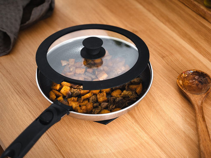 GLASS LID SET FOR DETACHABLE HANDLE – 26/30 CM - 5