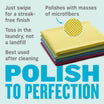 GLASS & POLISHING E-CLOTHS, 4 PACK