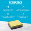 GLASS & POLISHING E-CLOTHS, 4 PACK