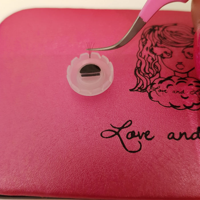 Glue Cups. Get to the point. Dual use for perfect fan bases and adhesive holder.
