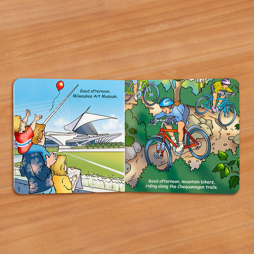 "Good Night Wisconsin" Children's Board Book by Adam Gamble and Mark Jesper
