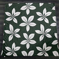 Green Floral Botanical Pattern Fleece Sherpa Blanket