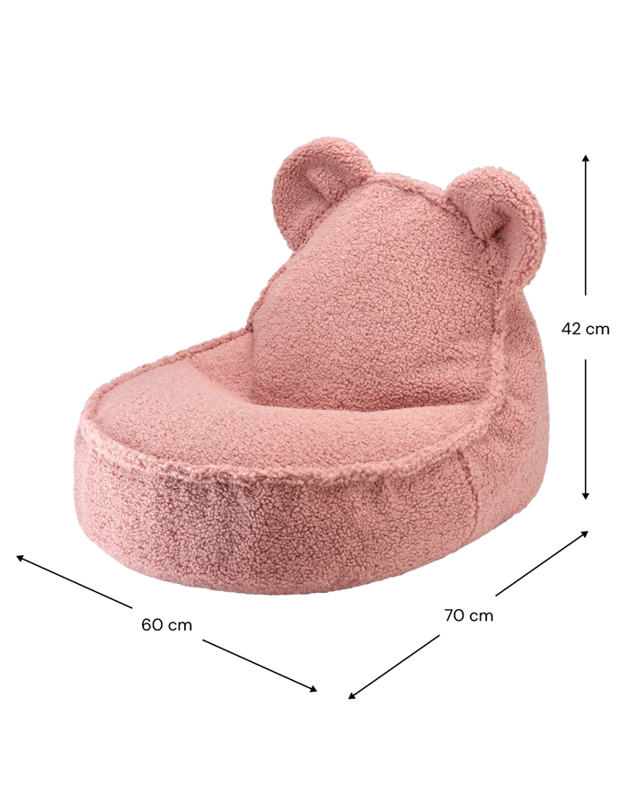 Guava Bear Beanbag - Rugs by Roo