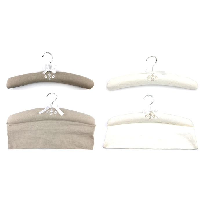 Hanger Fleur De Lis/Accessory Pocket Oat