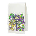 Happy Mardi Gras Tea Towel