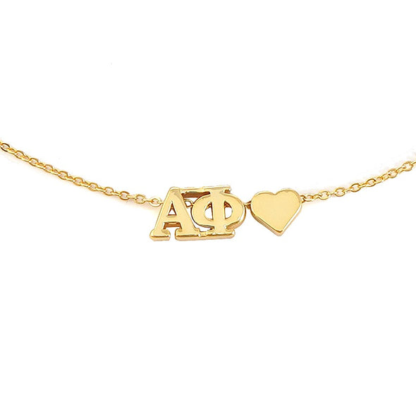Heart Necklace- Alpha Phi