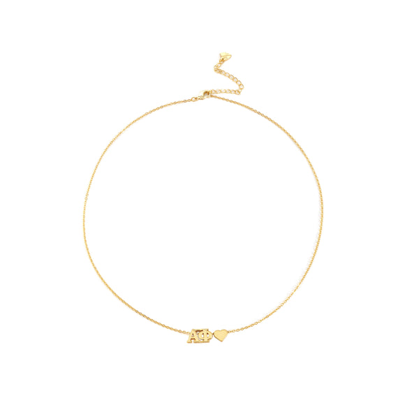 Heart Necklace- Alpha Phi