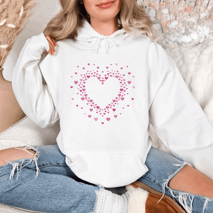 Heart of Hearts Valentine's Day Graphic Hoodie - Trendznmore