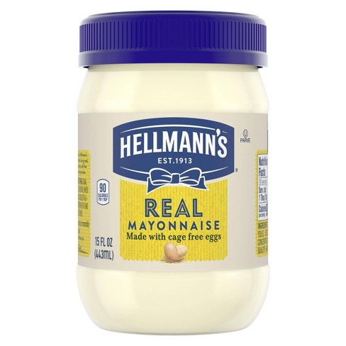 HELLMANN'S REAL MAYONNAISE 15 OZ