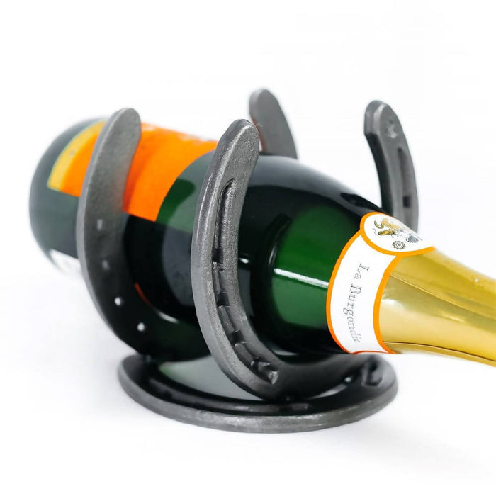 Horseshoe Wine Bottle Holder - 1 bottle