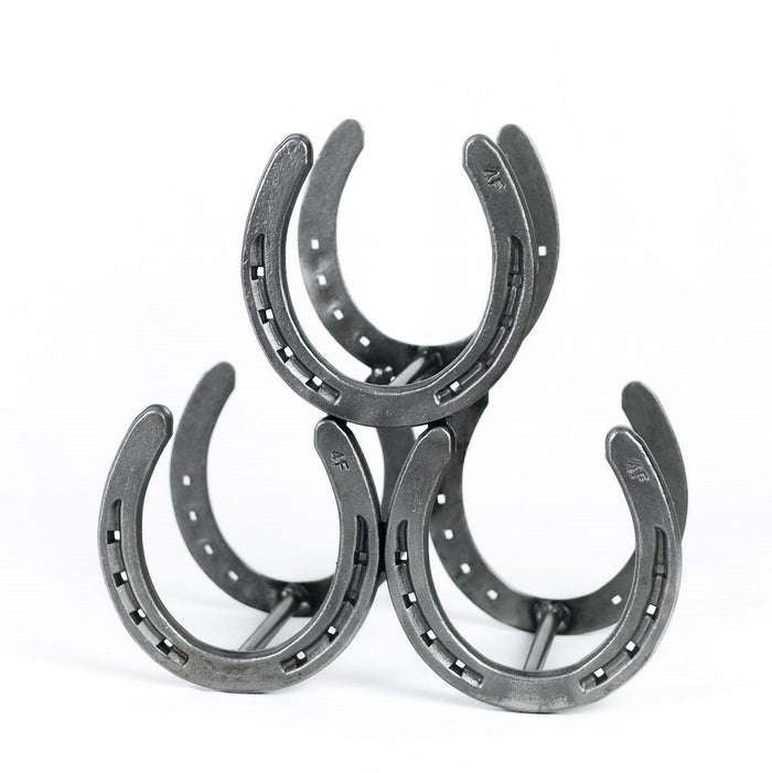 Horseshoe Wine Bottle Holder - 3 Bottles