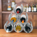 Horseshoe Wine Bottle Holder - 6 Bottles