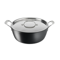 Jamie Oliver by Tefal Cooks Classic Induction Hard Anodised Big Batch Pan 30cm/7.2L + Lid