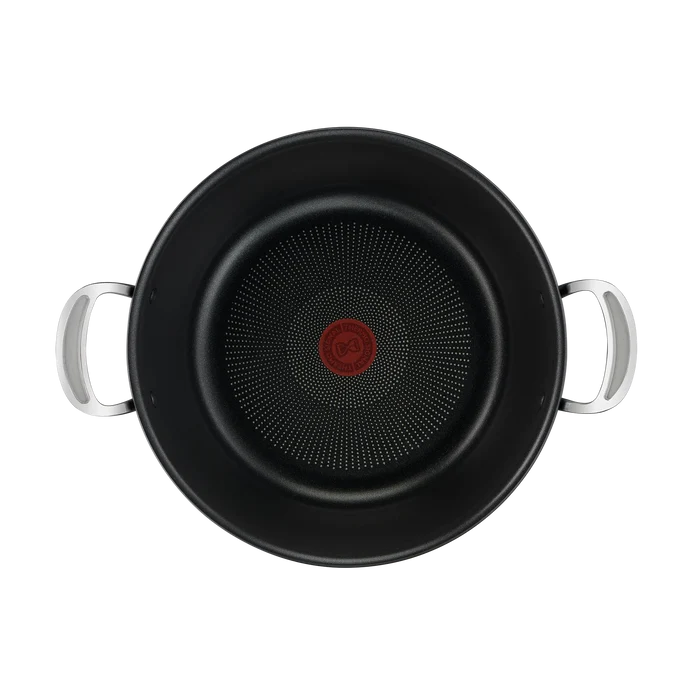 Jamie Oliver by Tefal Cooks Classic Induction Hard Anodised Big Batch Pan 30cm/7.2L interior non-stick coating