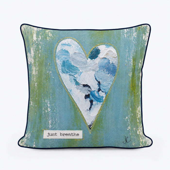 Jennifer's Just Breathe Pillow