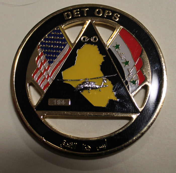 Joint Special Operations Task Force URF 11025 NOBLE EAGLE Detachment Operations Ser #194 Navy Challenge Coin